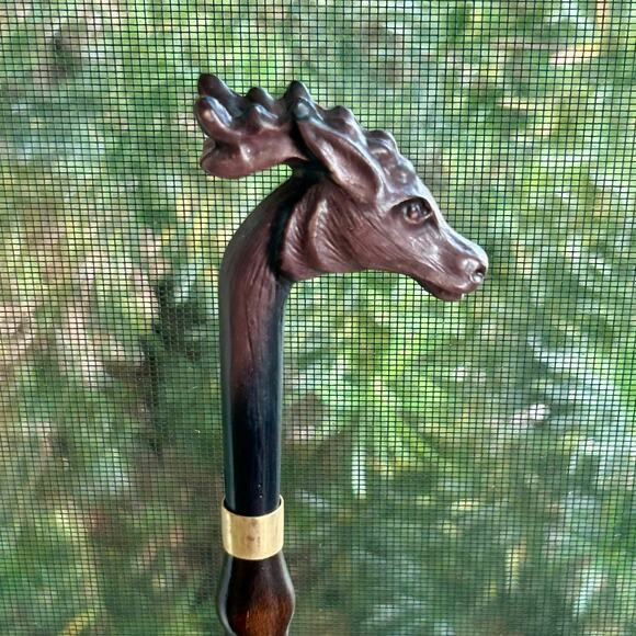 Vintage Italian Giraffe Head Shoe Horn – RC 1867 – 21” Length - Picture 2 of 12